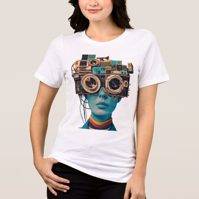 Camiseta Vintage Tech Design (Frente)