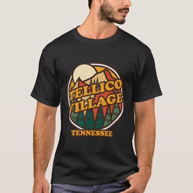 Camiseta Vintage Tellico Village Tennessee Mountain Hiking (Frente)