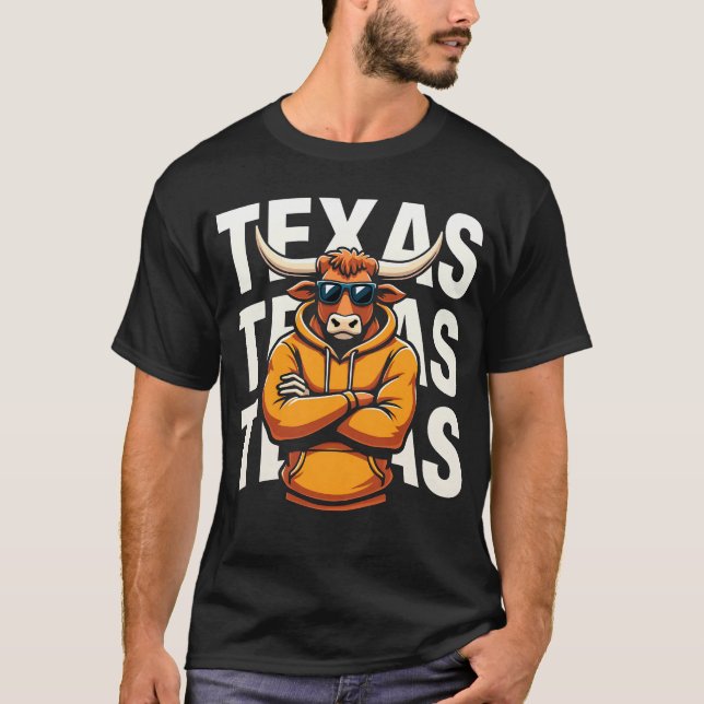 Camiseta Vintage Texas Graphic Men Women Kids (Frente)