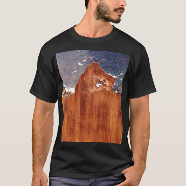Camiseta Vintage Textura De Ferro. (Frente)