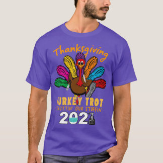 Camiseta Vintage Thanksgiving Turkey Trot Struttin Our Stuf
