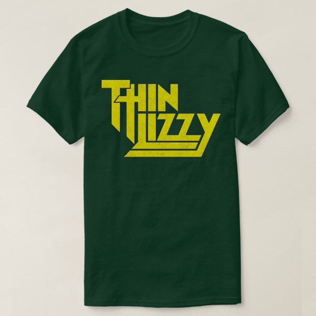 Camiseta Vintage Thin Lizzy (Frente do Design)