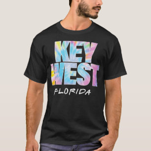 Camiseta Vintage Tie Dye Key West Florida Vacation Souvenir