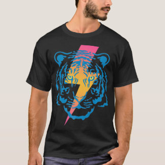 Camiseta Vintage Tiger Bolt De Relâmpago Chinês No Ano Novo