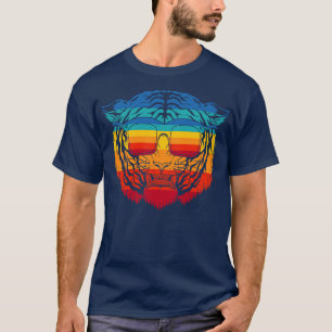 Camiseta Vintage Tiger Com Óculos