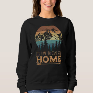 Camiseta Vintage Time Para Voltar Para Casa Para O Campo De