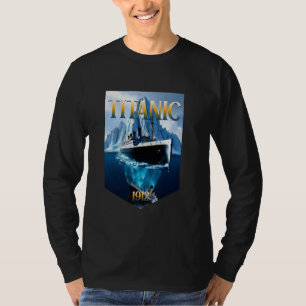 Camiseta Vintage Titanic 1912 RMS Cruise Ship Voyage Men Wo