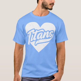 Camiseta Vintage Titans School Spirit Segundo grau Mascot G