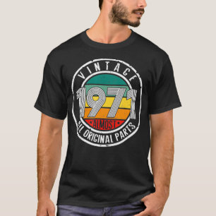 Camiseta Vintage todas as peças originais, com 50 anos, eng