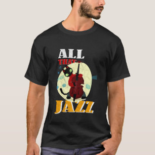 Camiseta Vintage Todo Aquele Gato Músico De Jazz Brincando
