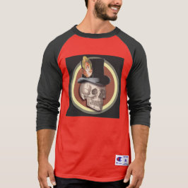 Camiseta Vintage Top Hat Dark Skull