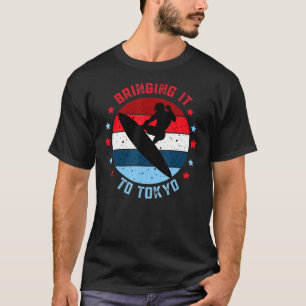 Camiseta Vintage Tóquio — Jogos Desportivos De Verão Para O