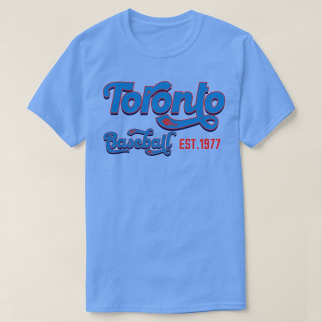Camiseta Vintage Toronto Baseball Est 1977 Basebal (Frente do Design)