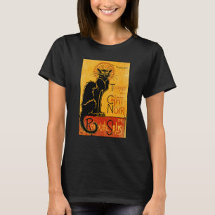 Camiseta Vintage Tour du Chat Noir Black Cat Para Halloween