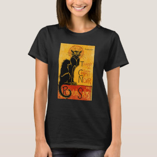 Camiseta Vintage Tour du Chat Noir Black Cat Para Halloween