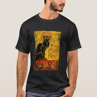 Camiseta Vintage Tour du Chat Noir Black Cat Para Halloween