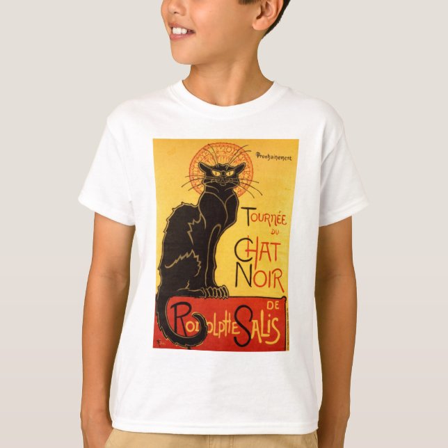 Camiseta Vintage Tournee de Chat Noir Black Cat (Frente)