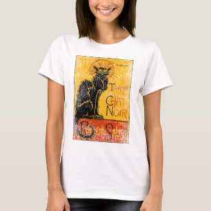 Camiseta Vintage Tournee du Chat Noir Black Cat Halloween