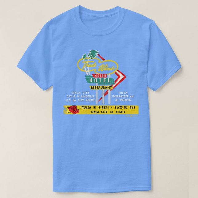 Camiseta Vintage Trade Winds Motor Hotel (Frente do Design)