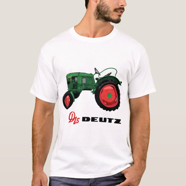 Camiseta Vintage Trator D15 Deutz (Frente)