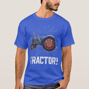 Camiseta Vintage Trator Fazenda Vida Engraçada Agricultura