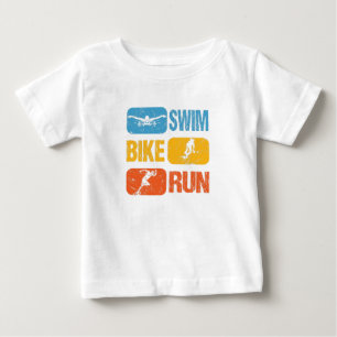 Camiseta Vintage Triathlon - Natação Bike Run