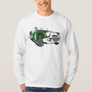 Camiseta Vintage Triumph Car Caminhando Pato
