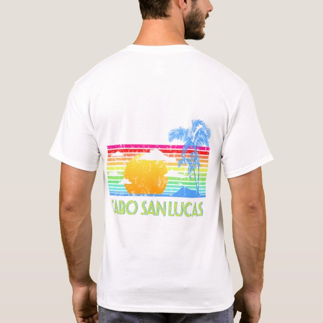 Camiseta Vintage Tropical Cabo San Lucas (Verso)
