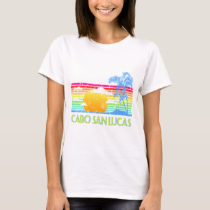 Camiseta Vintage Tropical Cabo San Lucas
