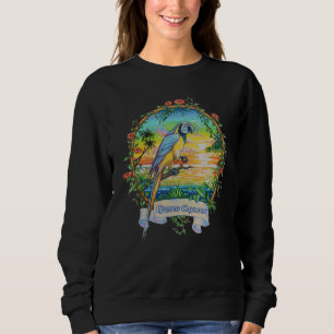 Camiseta Vintage Tropical Grand Cayman Sunset Parrot Vacati