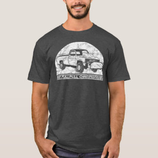 Camiseta Vintage Truck Pulando Vintage Retro 4x4 Caminhão