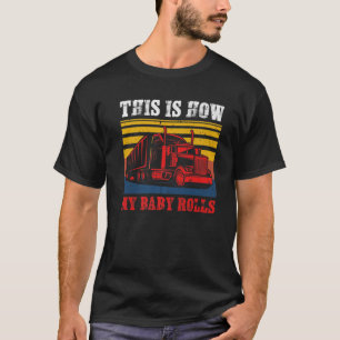 Camiseta Vintage Trucker É Assim Que Meu Bebê Rola O Dr.