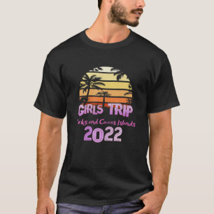Camiseta Vintage TURKS E CAICOS ILHAS Todas as MENINAS TRIP