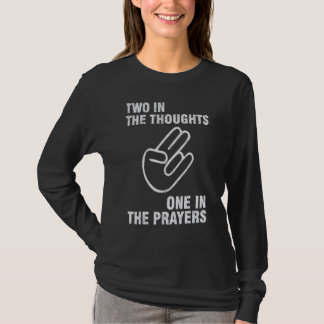 Camiseta Vintage Two In The Thoughts One In The Prayers