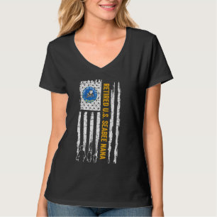 Camiseta Vintage U.A. Bandeira Americana Orgulha-Se De Apos