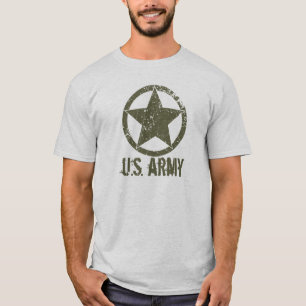 Camiseta Vintage U.S. Military Army Mark