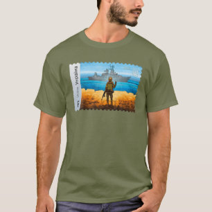 Camiseta Vintage Ucrânia Carimbo Carimbo Carimbo Carimbo Ca