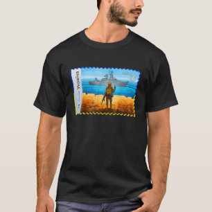 Camiseta Vintage Ucrânia Carimbo Carimbo Carimbo Carimbo Ca