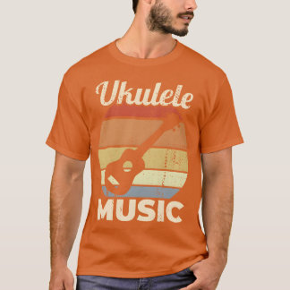 Camiseta Vintage Ukulele Music