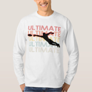 Camiseta Vintage Ultimate Frisbee Sport Retro
