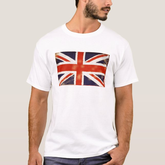 Camiseta Vintage Union Jack Kid's (Frente)