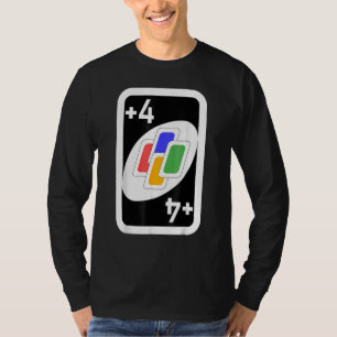 Camiseta Vintage Uno Número 4 Cartões Figurume Halloween Ma