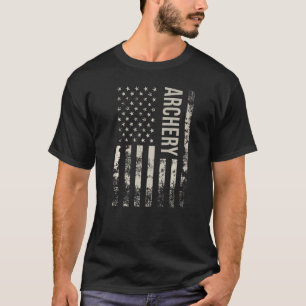 Camiseta Vintage US Flag Archery Premium