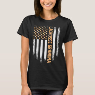 Camiseta Vintage US Flag Lacrosse Grandma Patrioti