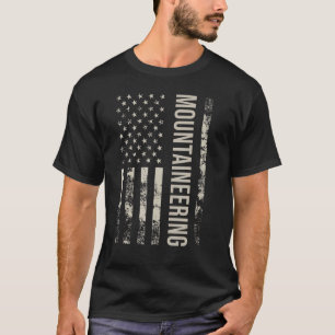 Camiseta Vintage US Flag Mountainering