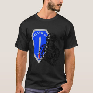 Camiseta Vintage Us Infantry Soldier Siga-Me I M Infantry