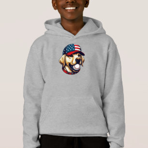 Camiseta Vintage, USA baseball Labrador