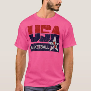 Camiseta Vintage USA Bball America Basball