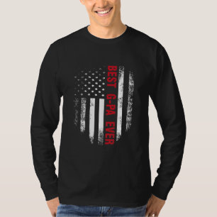 Camiseta Vintage USA Best G Pa Ever American Flag