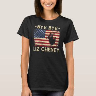 Camiseta Vintage USA Flag Bye Liz Cheney